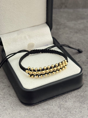 Pulsera 3 carriles. N de balín: balín liso #3 [22 uni], balín liso #4 [12 uni]
