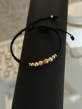 Pulsera italy circón negro. N° de Balín: #3, #4, #5, #5 ita.