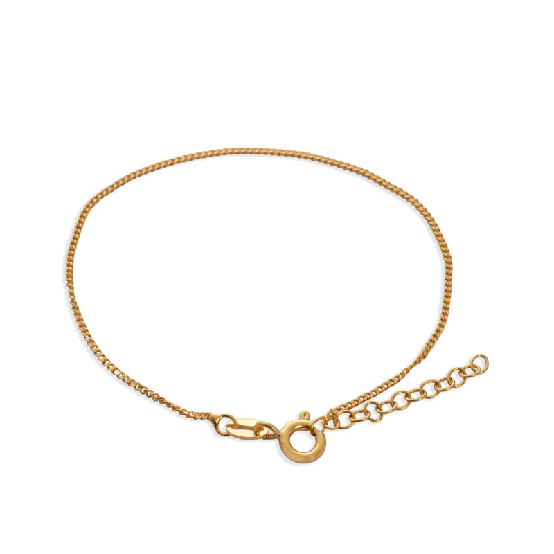 Pulsera cubanita IT 1mm 15Cms + Ext.