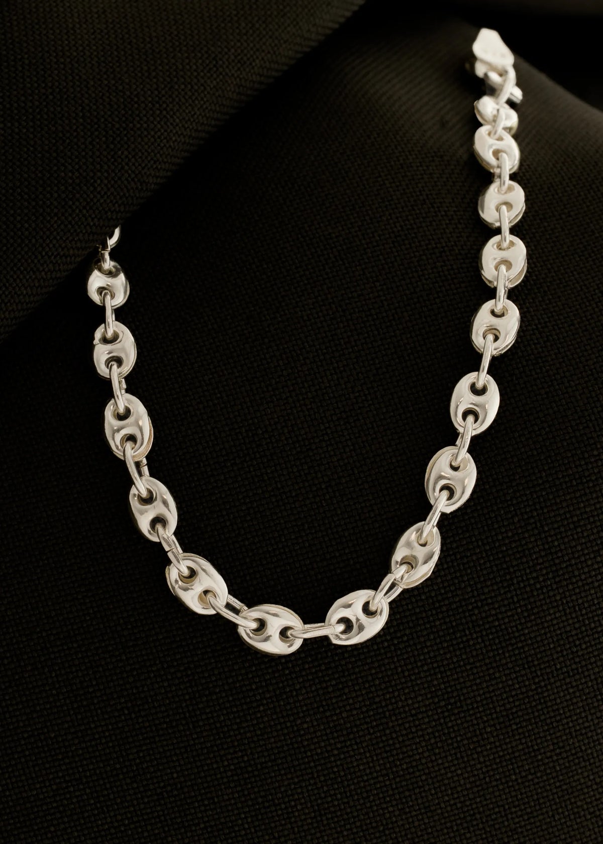 Pulsera Gcc 4 mm 16 Cms, plata ley 925
