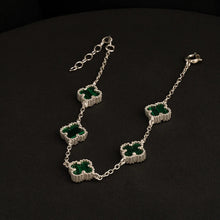 Cargar imagen en el visor de la galería, Esclava clover 5H malaquita 10mm 17 Cms + Ext
