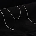 Cadena veneciana 0,8 mm 45 Cms, plata ley 925