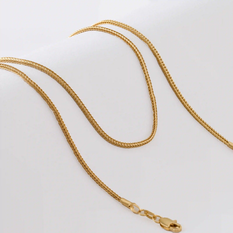 Cadena franco cuadrada de 2mm (65 Cm)