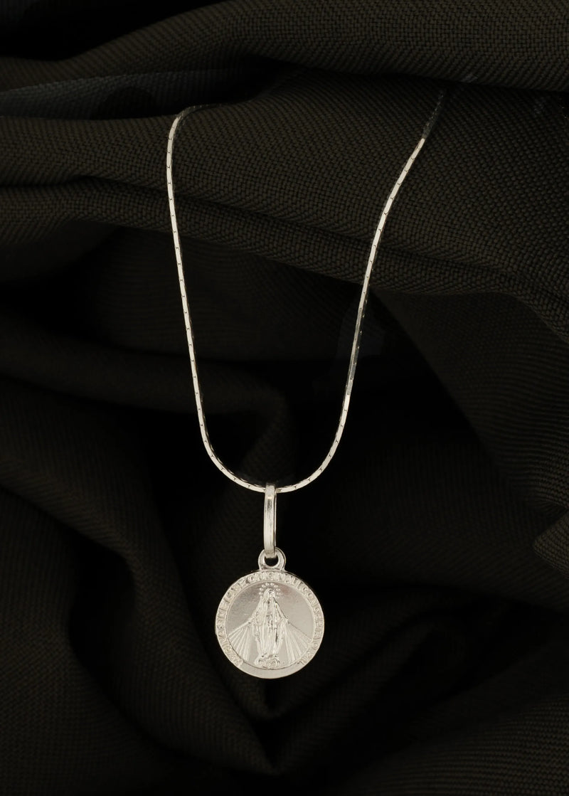 Dije Milagrosa 1,2 cms Plata Ley 925