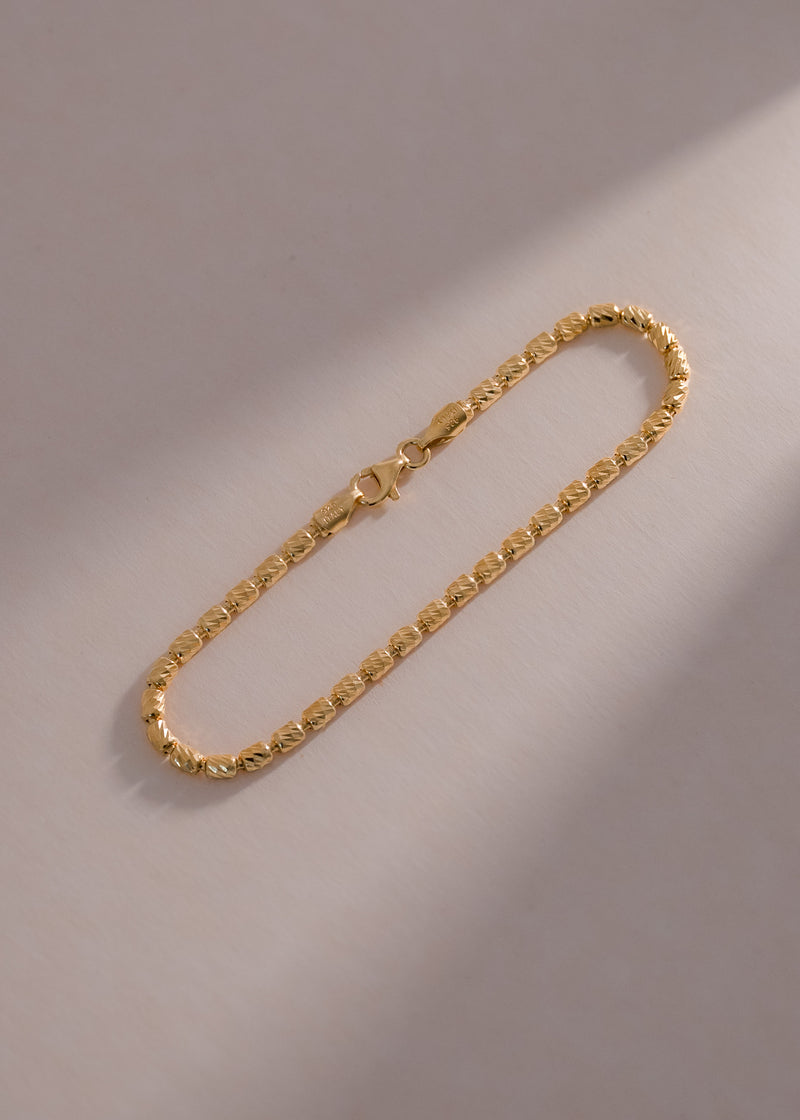 PULSERA BARRIL ITALY 3 MM19,5 CM