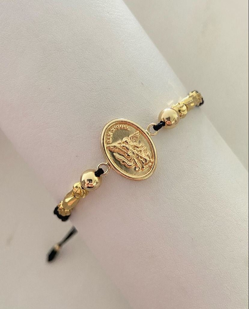 Pulsera San Miguel Arcangel (5mm, 4mm ítaly)