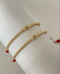 Juego pulsera balin #4, #5 + rondel circon. X2