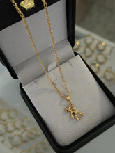 Cargar imagen en el visor de la galería, Cadena 5x1 50cm exclusive +dije oso 16mm
