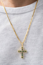 Cargar imagen en el visor de la galería, Cadena veneciana gruesa 65cms + dije emerald love
