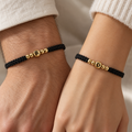 Pulsera Pareja con iniciales (4mm)