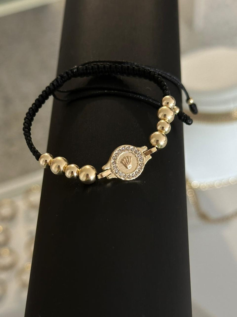 Pulsera herraje rlx cristal mediano. N° de Balín: #5, #6