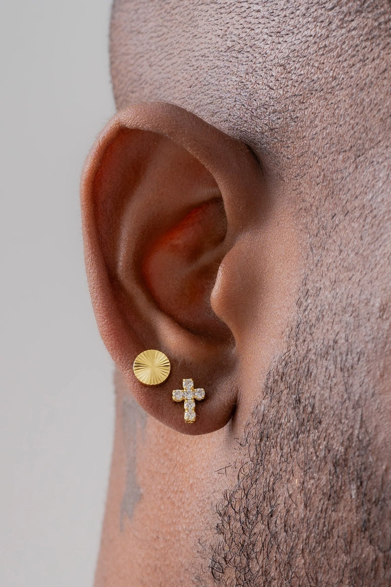 aretes para caballeros