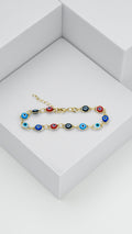 Esclava ojo turco multicolor 16cms + Extensor