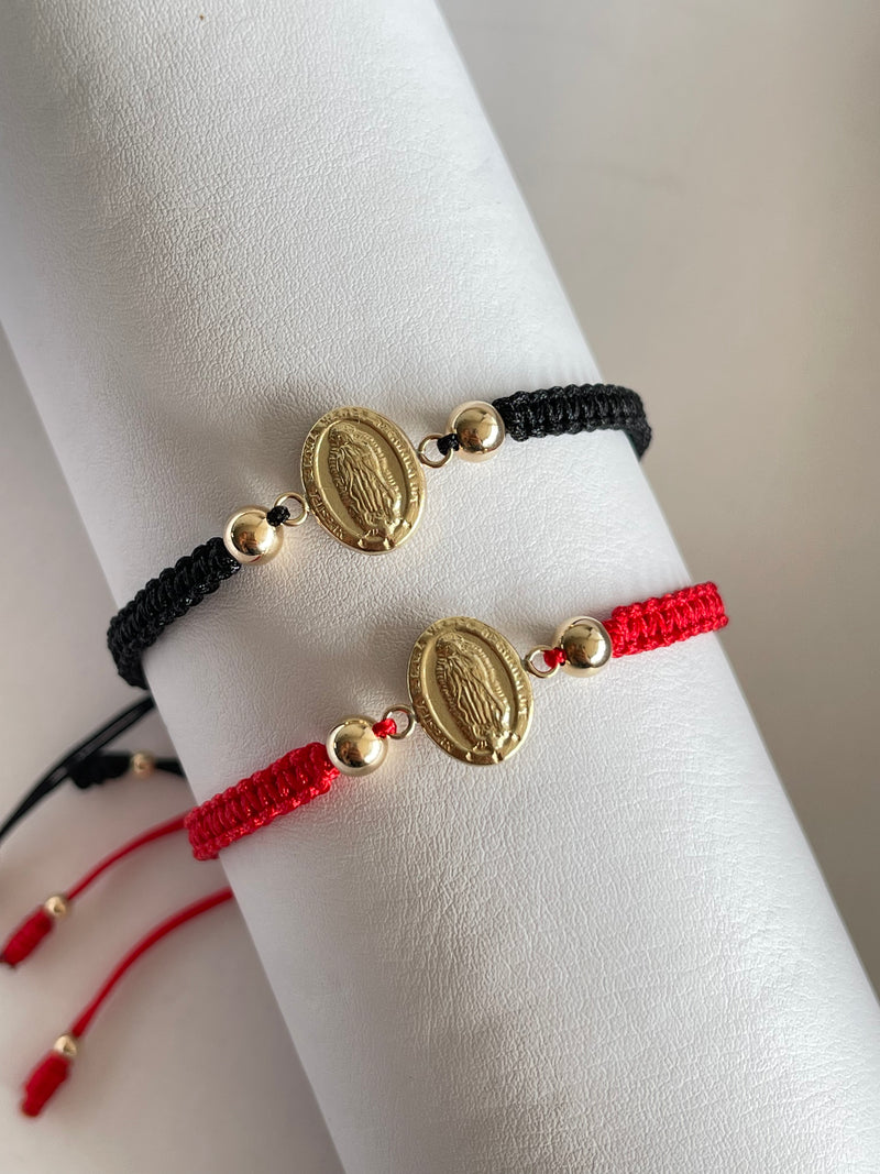 Pulsera pareja Guadalupe mediana (5mm)