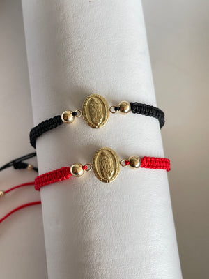 Pulsera pareja Guadalupe mediana (5mm)