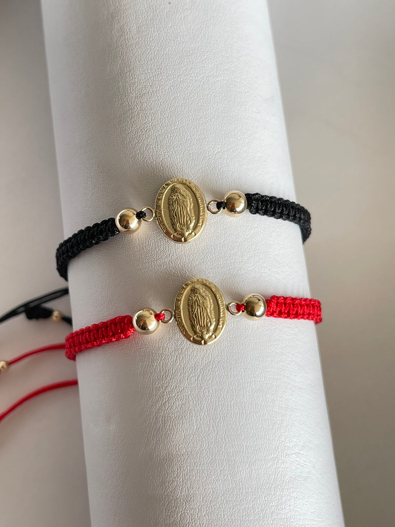 Pulsera pareja Guadalupe mediana (5mm)