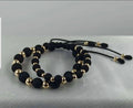 Pulsera Pareja neopreno 8mm y 6mm, lisos 5 y 6