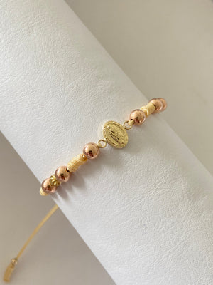 Pulsera virgen Guadalupe peq (6mm,5mm)