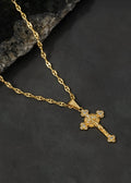 Cadena gcc Delgada 65 Cms+Dije El Crucificado