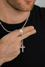 Cargar imagen en el visor de la galería, Rosario Milagrosa 55 Cms Plata ley 925
