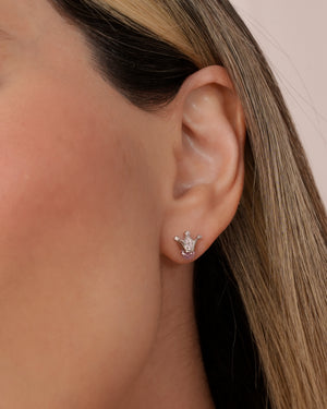 Aretes royal rose 8,6 mm